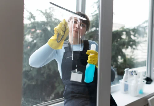 Nettoyage de vitres intérieures et extérieures à Chamant